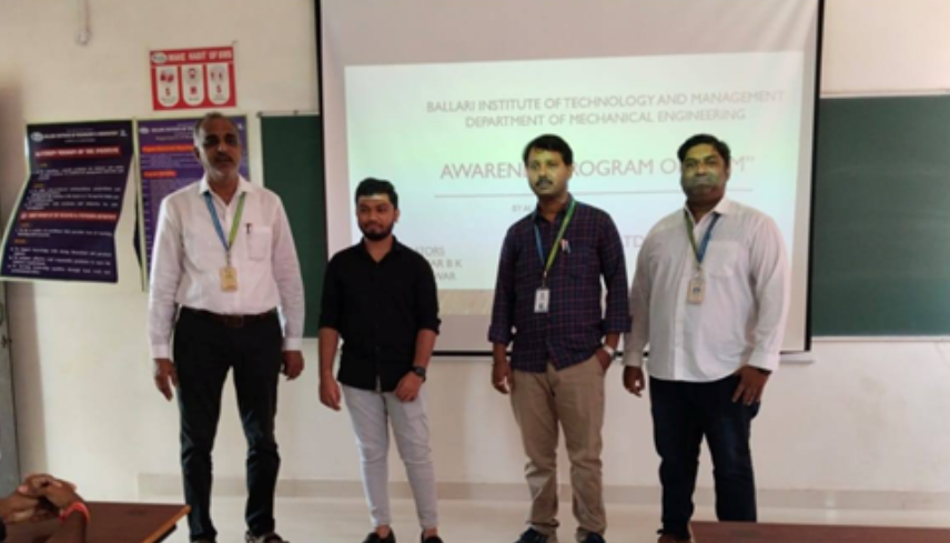 Awareness Program on PLM by BITM Alumni for 6th Semester Mechanical Engineering Students